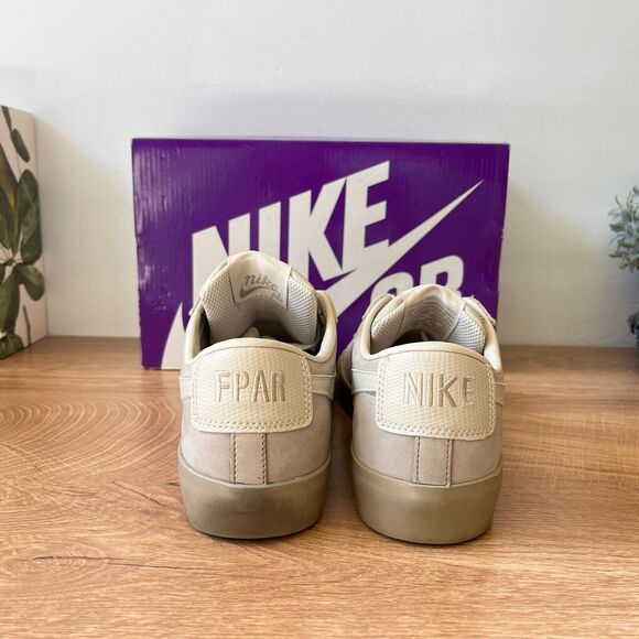 Nike SB Zoom Blazer Low x FPAR Khaki Rattan Sneakers Women's Size US 9 - Picture 4 of 7